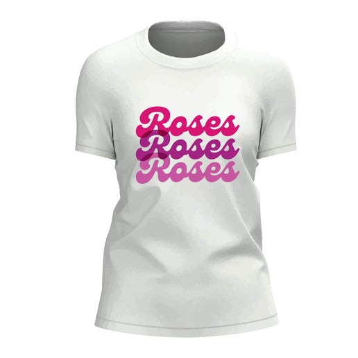 T-shirt blanc Rose – Collection Les Roses Évolution