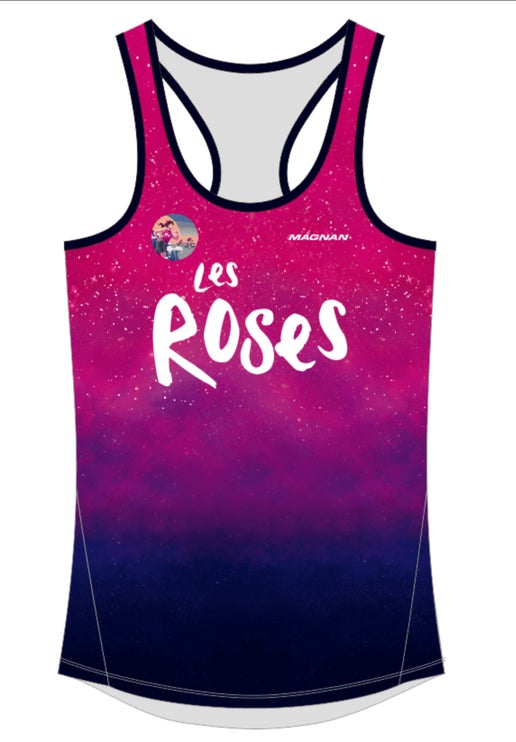 Camisole de sport semi-longue - Édition 2025 - Motif Les Roses