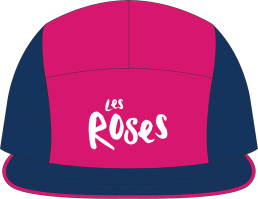 Casquette 5 panneaux ajustable – Collection Les Roses Évolution
