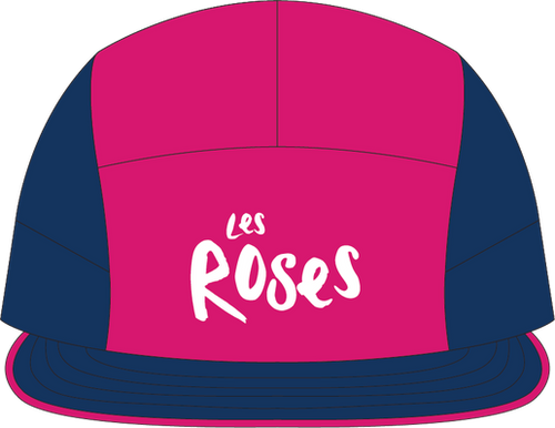 Casquette 5 panneaux ajustable – Collection Les Roses Évolution